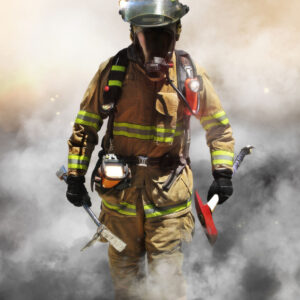 High-Visibility Firefighter Suit