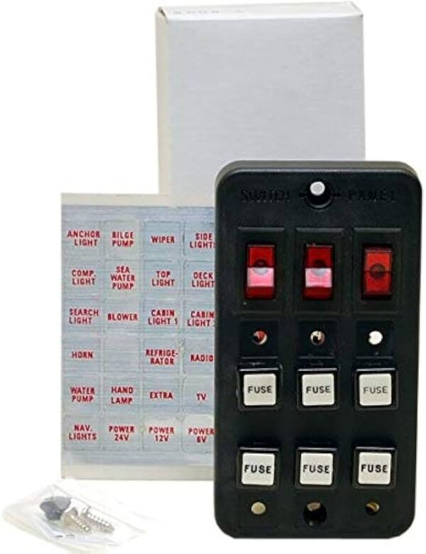 ⚡ Boat Electrical Switch Panel with Fuses - Image 6