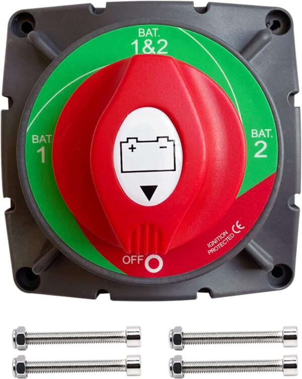 Battery Isolator Selector Switch – 4 Positions