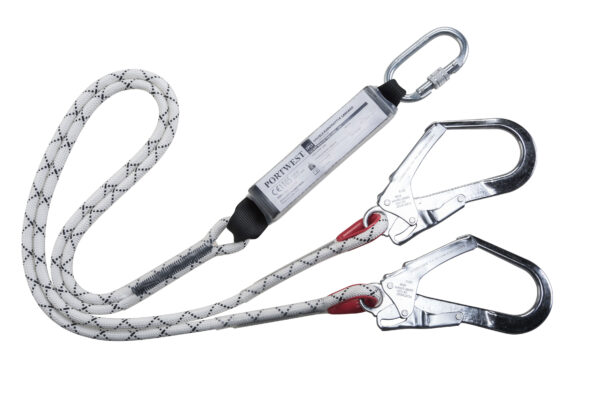 Double Lanyard with Shock Absorber