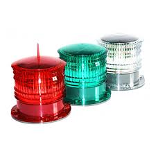 Open Sea Solar-Powered Buoy Light