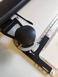 Adjustable drawing table Round Head Protractor
