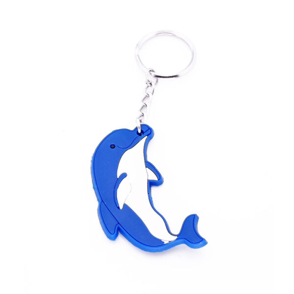 Rubber Dolphin Keychain - Image 2